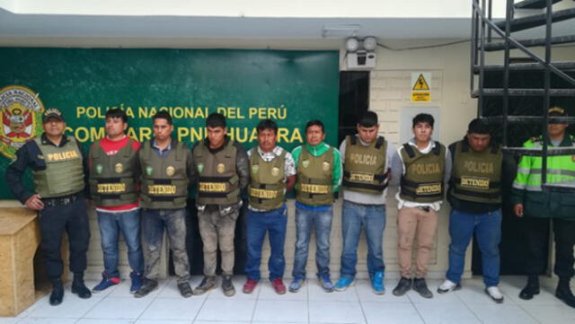 Huaura: Detienen a 8 delincuentes por cobrar cupos en obras de construcción civil