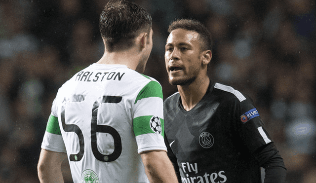 YouTube: El reprobable gesto de Neymar con un rival tras goleada en Champions League