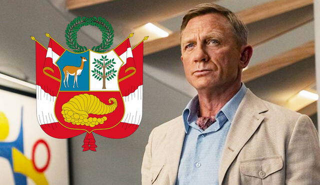 Daniel Craig hace una inesperada referencia al Perú en una de las escena de "Glass Onion: Un misterio de Knives out". Foto: composición LR/Netflix