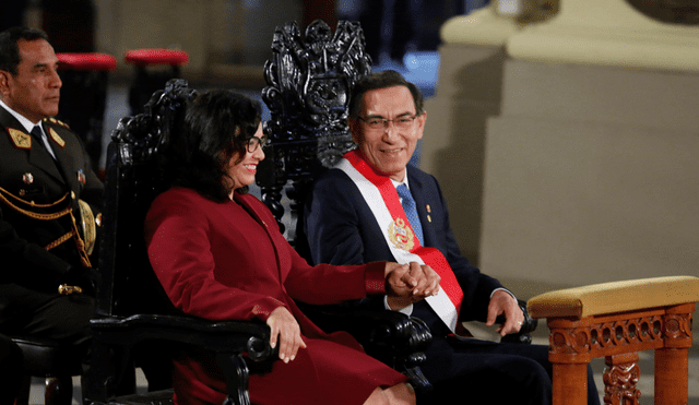 Este será el tercer año en el que Martín Vizcarra celeg¿bre las Fiestas Patrias como presidente del Perú. Foto: La República.