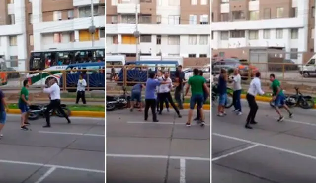 Indignación en Facebook por pelea de conductores en la avenida Universitaria [VIDEO]
