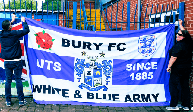 Bury FC desapareció de la liga profesional de Inglaterra por problemas financieros. Foto: Twitter