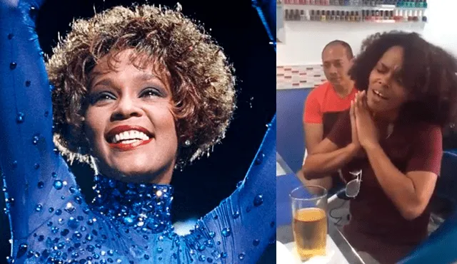 Facebook viral: Mujer canta tema de Whitney Houston' en salón de belleza y deja a todos impactados