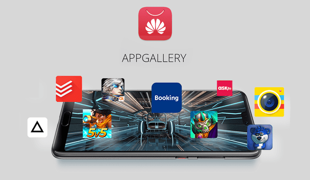 AppGallery es la tienda de aplicaciones oficial desarrollada por Huawei. | Foto: Composición