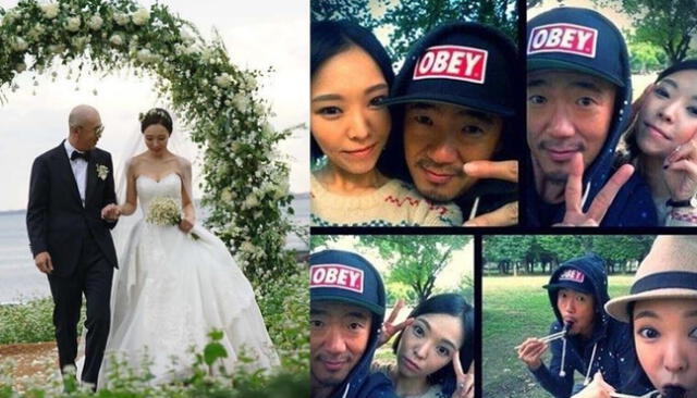 Lee Haneul se casó en octubre del 2018 con su quien había sido su nova durante 11 años.
