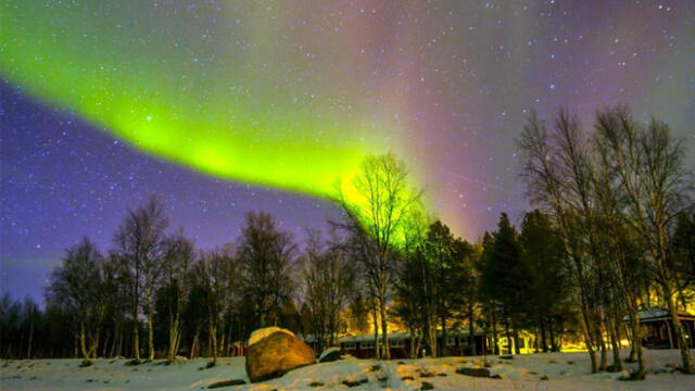 Las auroras boreales emiten sonidos similares al chasquido de la electricidad estática o al del caminar sobre las hojas secas. Foto: Gtres