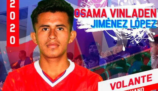 Osama Vinladen es el nombre del futbolista de Unión Comercio. Foto: Unión Comercio