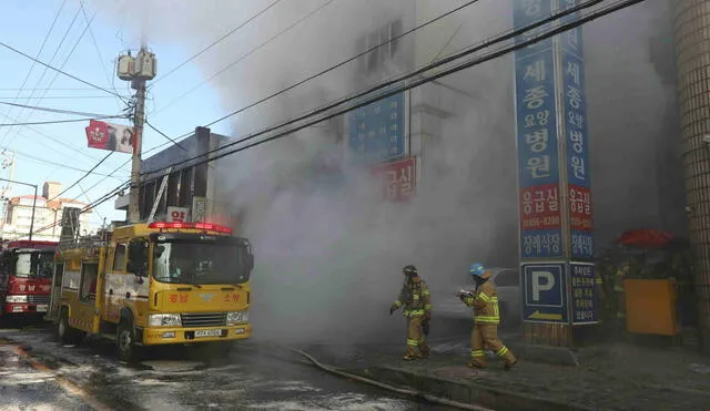 Corea del Sur: Al menos 41 fallecidos en un incendio en un hospital 