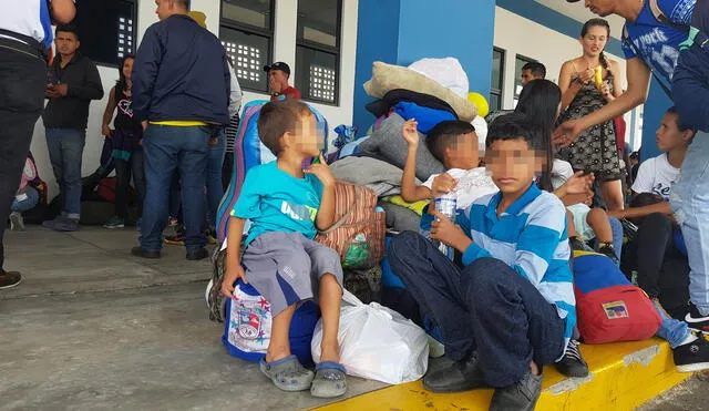 Menores venezolanos que llegaron sin familia ya están en custodia del MIMP