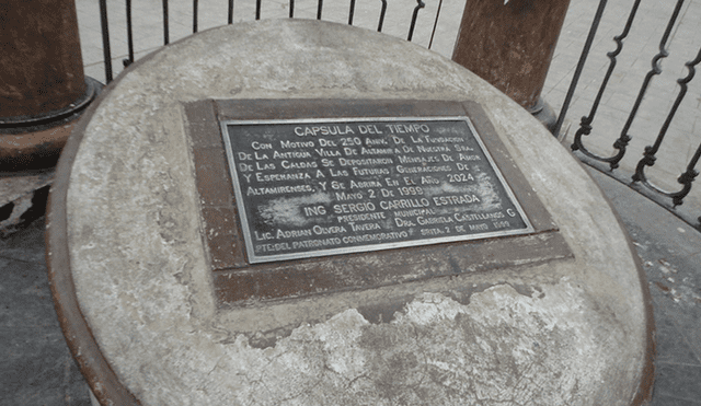 Cápsula del tiempo en Altamira, Tamaulipas. Foto: Flickr / De Mochila Por México.