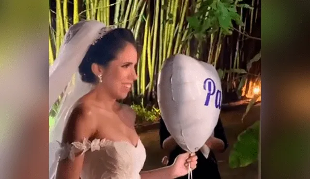 Novia rinde homenaje a su padre muerto y hace conmovedora entrada a su boda [VIDEO] 