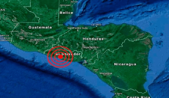 Sismo de 6 grados sacude la costa de El Salvador