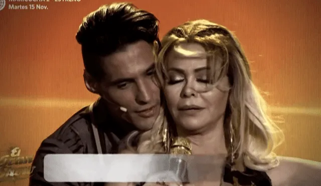 Los cibernautas criticaron a Gisela Valcárcel y Facundo González por escena en "El gran show". Foto: captura de América TV