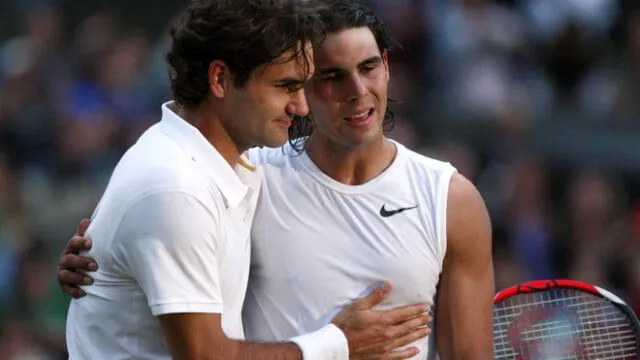 Luego de 5 sets y más de 4 horas y media de juego, 'La Fiera' superó a 'Su Majestad' en Wimbledon 2008. (Foto: Reuters)