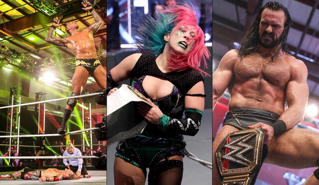 Randy Orton, Asuka y Drew McIntyre son los grandes ganadores de WWE Backlash 2020. Foto: WWE