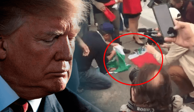Donald Trump: simpatizantes rompen bandera de México y mandan terrible mensaje [VIDEO]