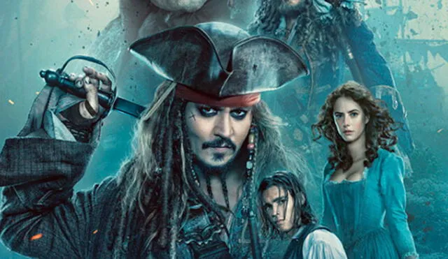 Johnny Depp es rejuvenecido en la quinta entrega de "Piratas del Caribe"  | VIDEO