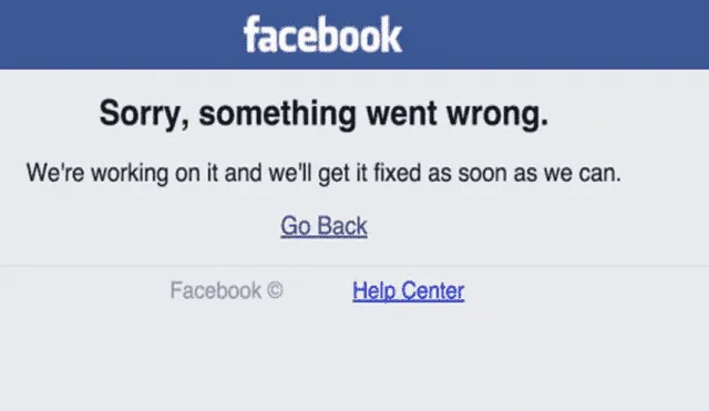 Facebook se pronuncia sobre caída mundial de la popular red social [FOTOS]