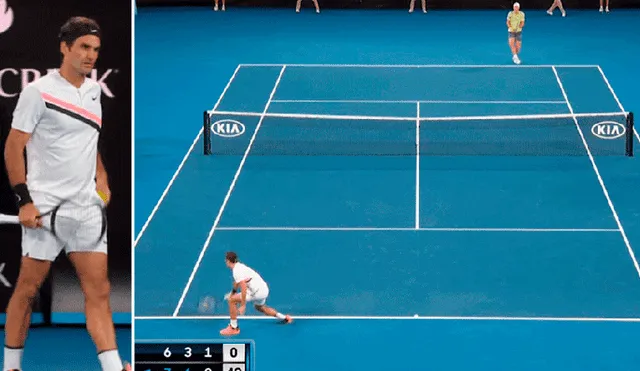 En YouTube, Roger Federer se ganó ovación del público por increíble punto [VIDEO]