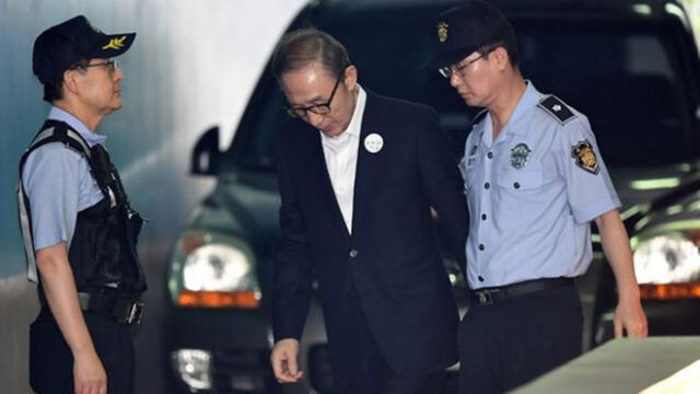 Lee Myung-bak, expresidente surcoreano condenado por corrupción, obtuvo libertad bajo fianza