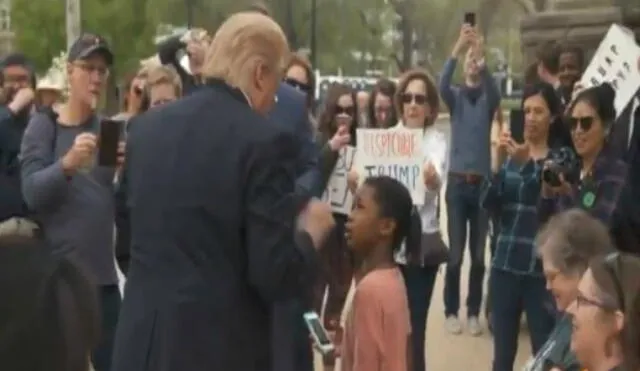 YouTube: niña regaña a ‘Donald Trump’ ante cámaras y se vuelve viral