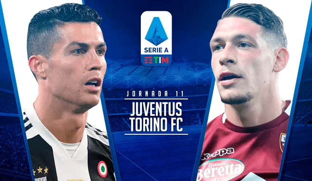 Juventus choca ante el Torino FC por la Serie A.