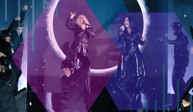 Demi Lovato y Christina Aguilera cantan juntas pero error casi arruina el show  [VIDEO]