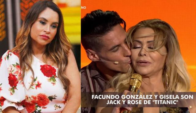 Ethel Pozo se muestra muy incómoda por coqueteos entre su madre y Facundo González. Foto: Composición La República/Captura América TV