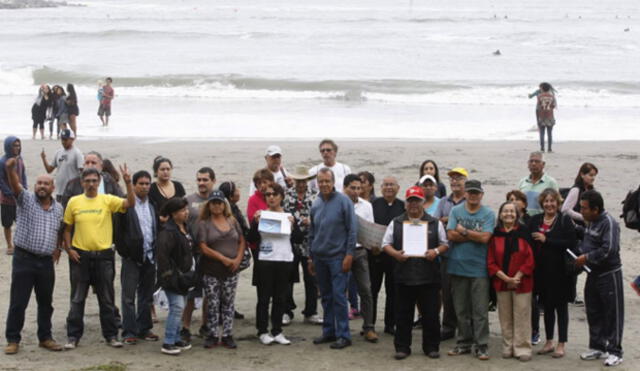 Barranco: Vecinos realizan plantón en contra de proyecto en playa Los Yuyos