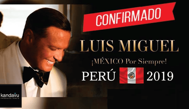 Luis Miguel en Lima: posibles precios de las entradas sorprende a fanáticos peruanos