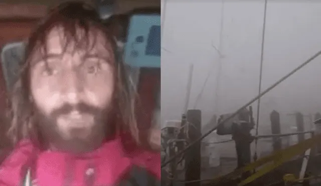 Facebook: Temerario marinero transmitió en vivo la llegada del huracán Irma a Florida [VIDEO]