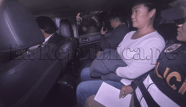 Keiko Fujimori permanece detenida en la Prefectura [VIDEO]