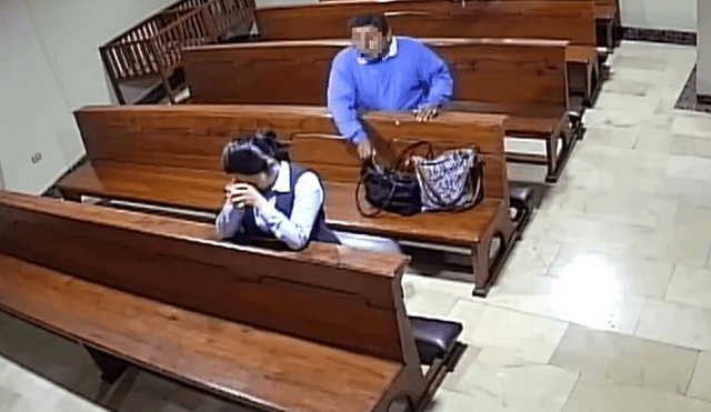 Ladrón en iglesia