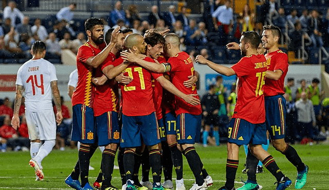 España y Suiza igualaron 1-1 en amistoso preparatorio para Mundial Rusia 2018 [GOLES Y RESUMEN]