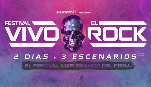 Vivo X el Rock 10: se revelaron los nombres de los artistas que serán parte del show