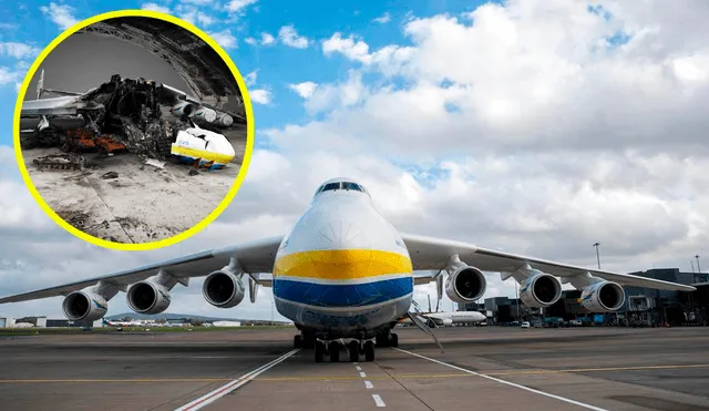 El Antonov An-225, el avión comercial más grande del mundo, fue destruido durante el conflicto de Rusia y Ucrania. Foto: composición La República/Aviation Business Me/SketchFab