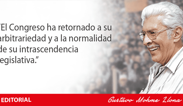 Arbitrariedad e intrascendencia