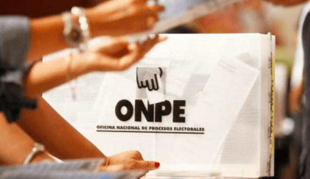 ONPE presentó la cédula de sufragio