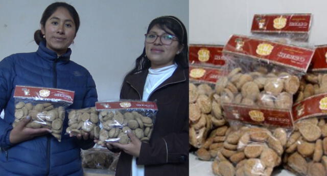 Joven madre de Puno crea galletas antianémicas a base de trigo, cañihua y habas.