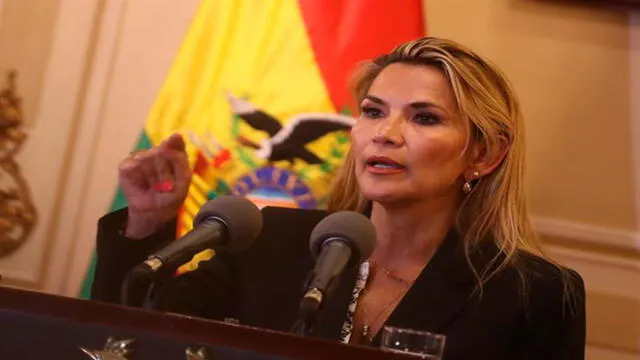 Jeanine Áñez rompió relaciones con el régimen de Nicolás Maduro y sacó a Bolivia del ALBA-TCP, aliados de Evo Morales. Foto: EFE