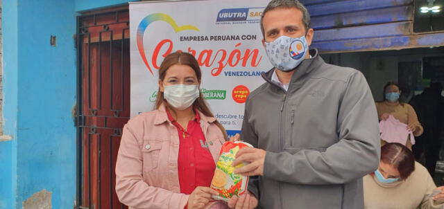Embajador Carlos Scull entregó ayuda a 170 ciudadanos venezolanos. Foto: Difusión.