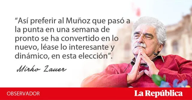 Los votos decisivos de Muñoz