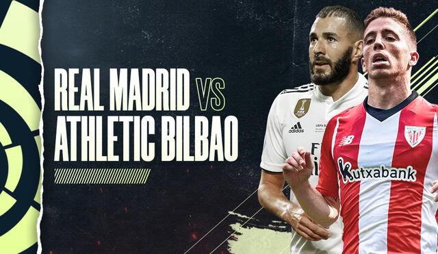 Real Madrid vs. Athletic Bilbao por LaLiga Santander. | Foto: Composición GLR/Fabrizio Oviedo