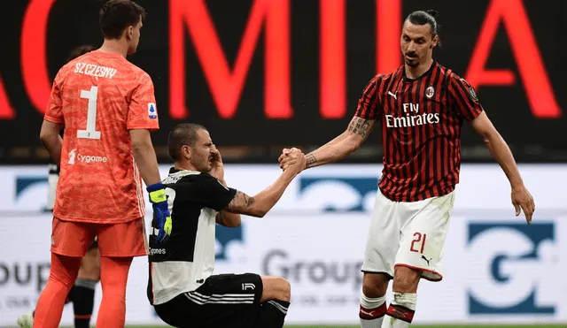 AC Milan enfrenta a la Juventus por la Serie A. (Créditos: AFP)