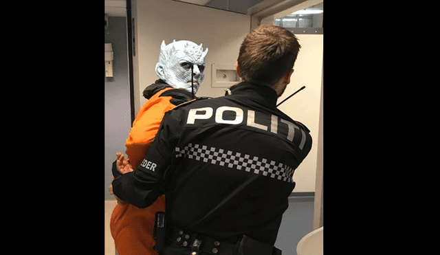 Facebook: El Rey de la Noche de Game of Thrones fue 'arrestado' por la Policía de Noruega