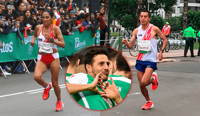 Juegos Panamericanos 2019: Claudio Pizarro felicita a Gladys Tejeda y Cristhian Pacheco por lograr la medalla de oro en maratón.