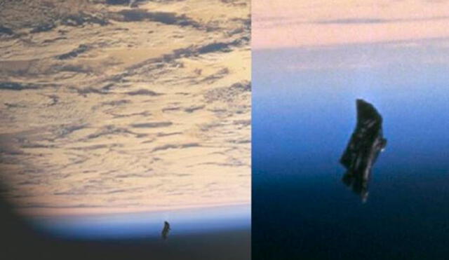 En 1998, un astronauta captó al objeto 025570. La imagen estuvo por un tiempo en el archivo de la página web de la NASA.