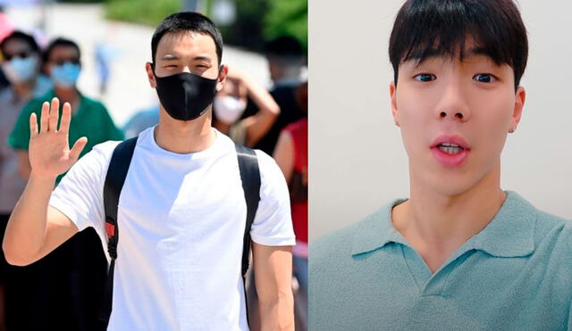 Shownu anunció a sus fans de MONSTA X que ingresaría al Ejercito el 10 de julio. Foto: composición LR / Osen / YouTube