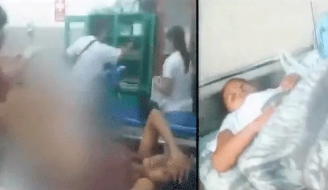 Bebé recién nacido sufrió negligencia en Hospital Las Mercedes de Chiclayo [VIDEO]