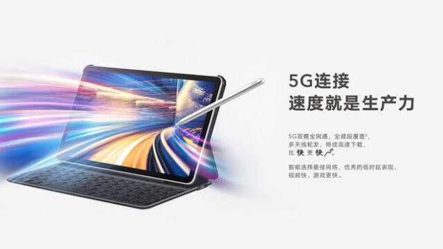La tablet Honor V6  es compatible con 5G.